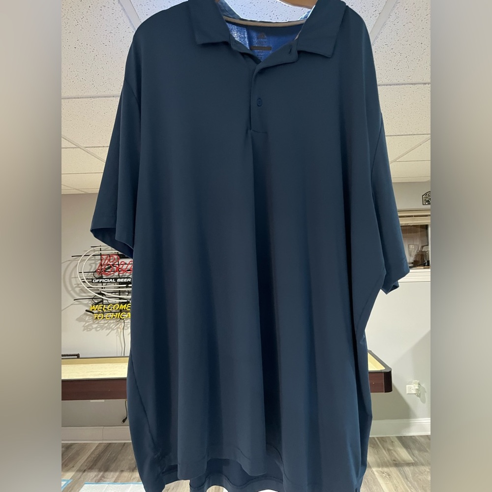 Adidas 4xlt golf polo big and tall